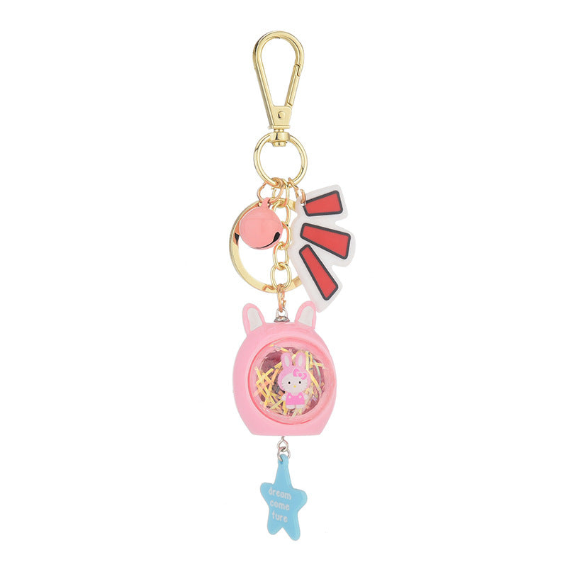 Wholesale Acrylic Lighted Unicorn Keychain